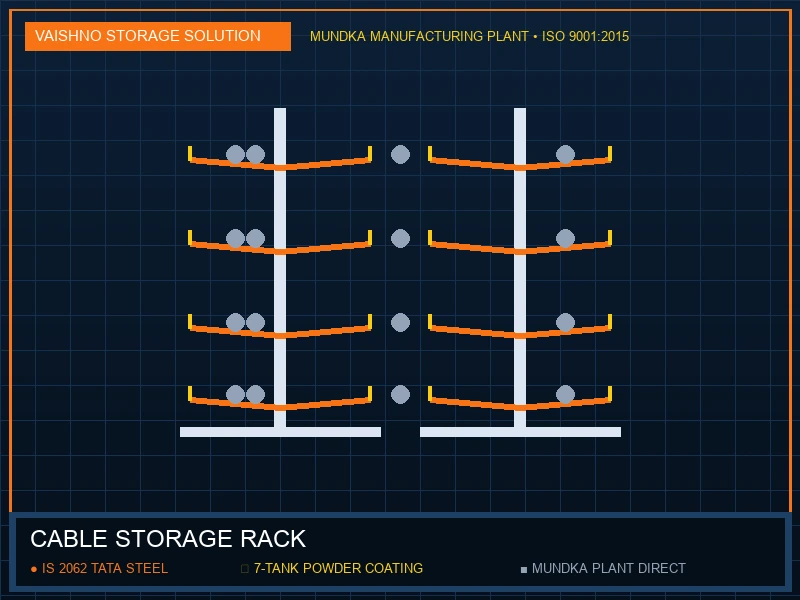 Cable Storage Rack in Gurgaon